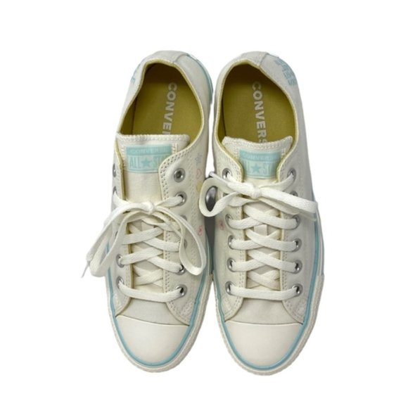 Converse Chuck Taylor OX Egret Shoe Casual Women's Size Low Top Sneakers A08219F - Picture 9 of 11